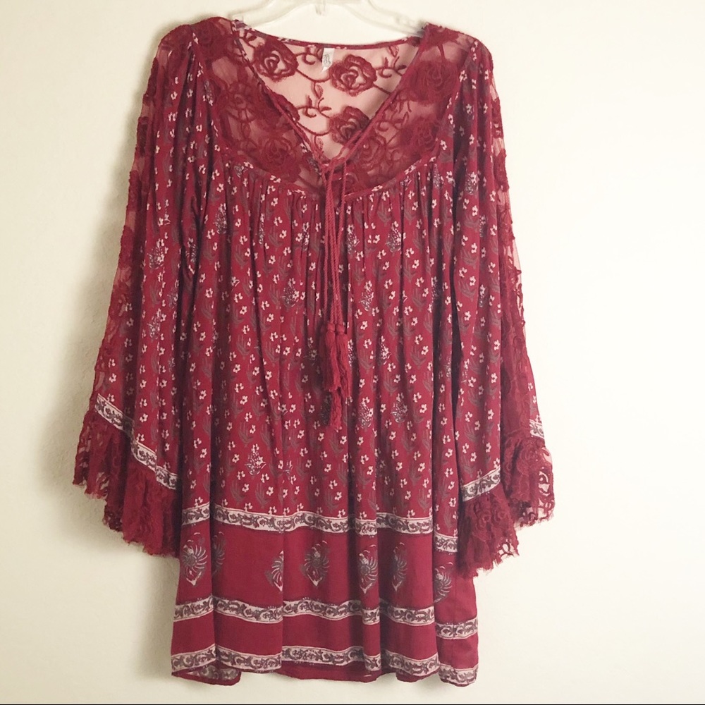 Boho Free People Nomad Child Dress - Picture 7 of 11